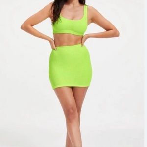 Good American Always Fits Mini Skirt